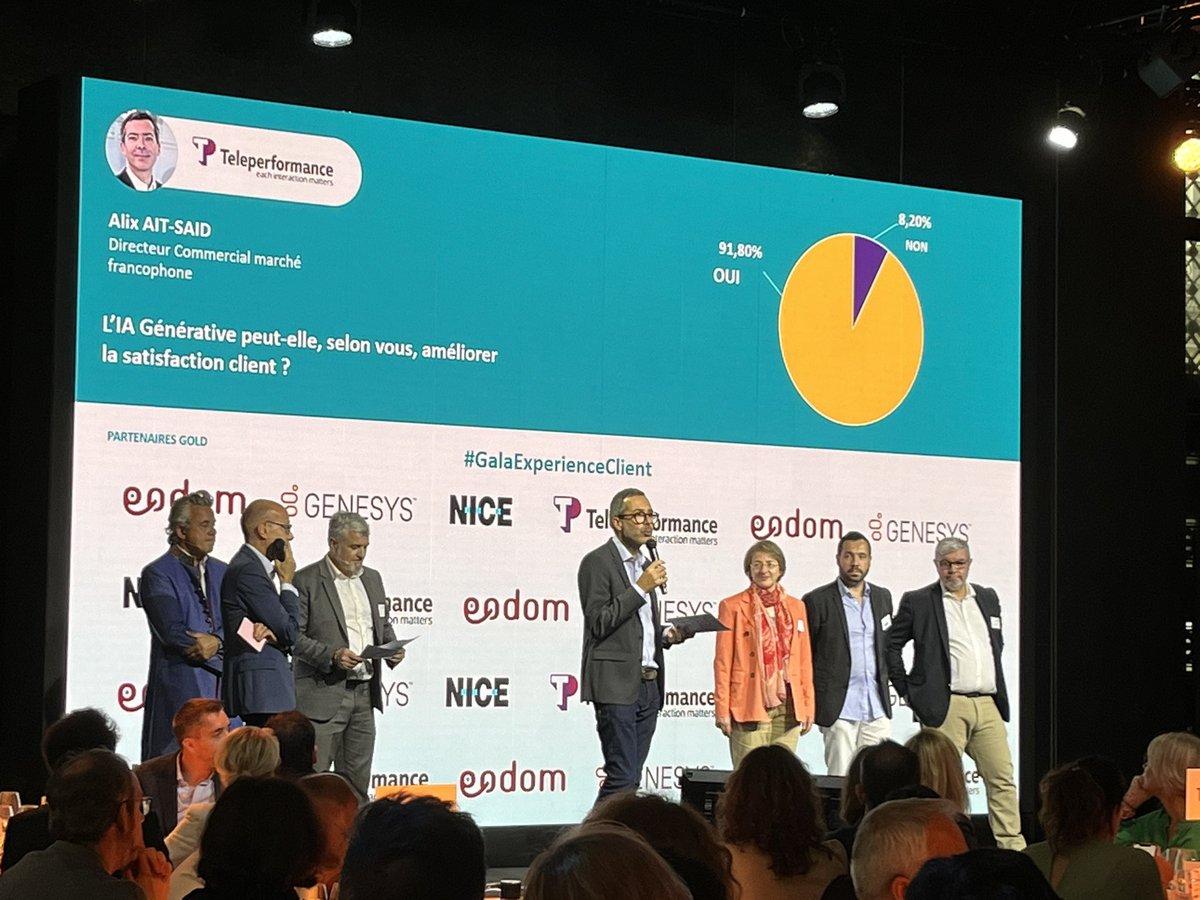 OdigoFr's tweet image. 🎤 L’annonce des résultats sur les comportements des #consom’acteurs par @AlexCarre1, @ericLestanguet et @Agora_Managers 

#GalaExperienceClient