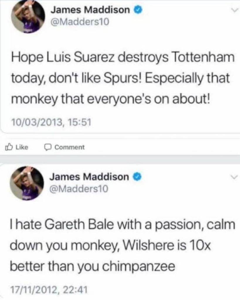 Tottenham’s new big signing, Maddison tweet in 2012/12 🤣🤣🤣❤️‍🩹

#TableShaker