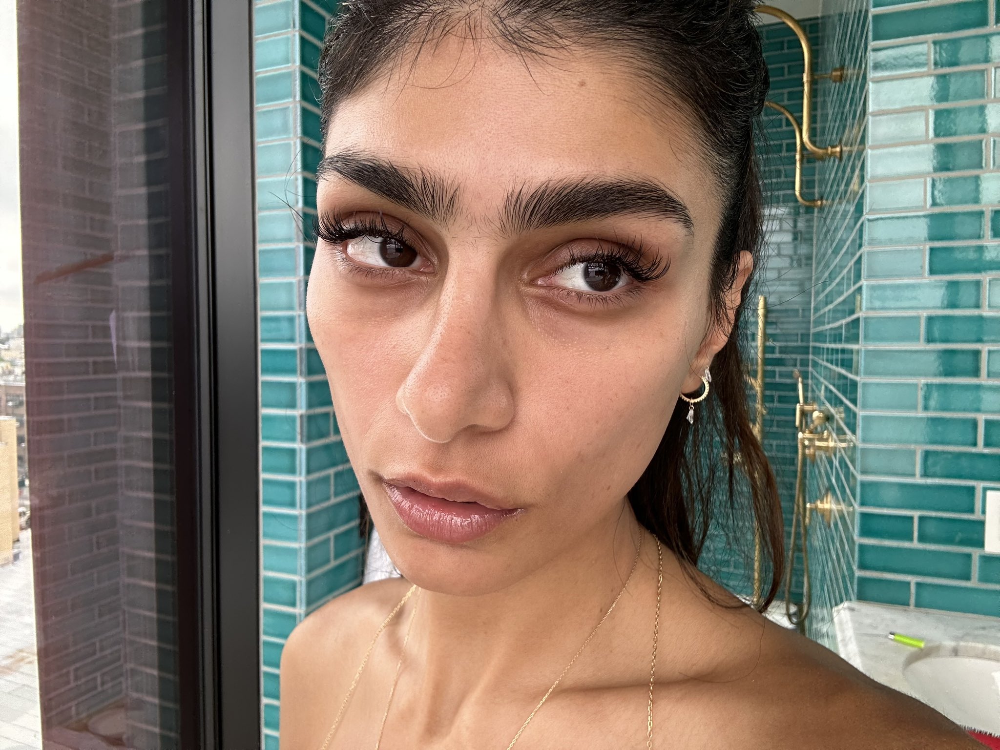 TW Pornstars - Mia K.. Twitter. the unibrow made it to VOGUE🥹