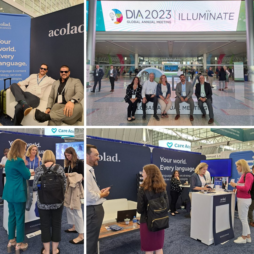 Our team made unforgettable connections at #DIA2023 Global but it’s time to say goodbye! The event had great energy and provided opportunities for networking and collaboration on global and local issues in #LifeSciences. Here's to an innovative and collaborative future!