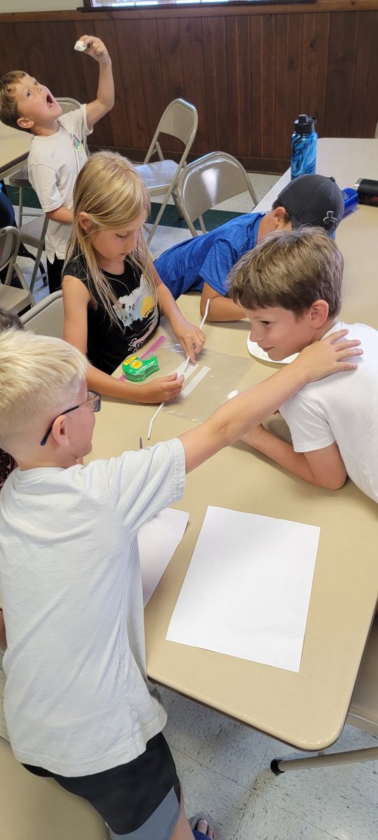 ExtensionHack's tweet photo. Our STEM challenge is underway at YPR Science in the Sky camp. We are challenged to build a rover that would keep their "human" safe during a Mars landing. https://t.co/cn212Jch95