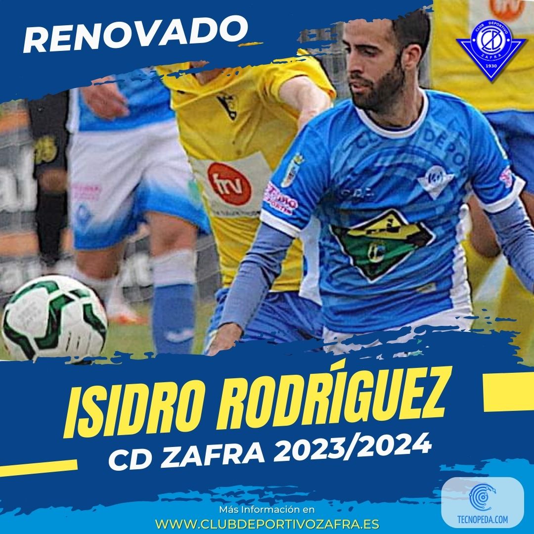 CDZafra's tweet photo. 🔊 RENOVACIÓN
🤝 ISIDRO RODRÍGUEZ 'PITU'
👉 Continúa una temporada más con nosotros
💙🤍💪🤍💙 https://t.co/VUtH0k5ksN