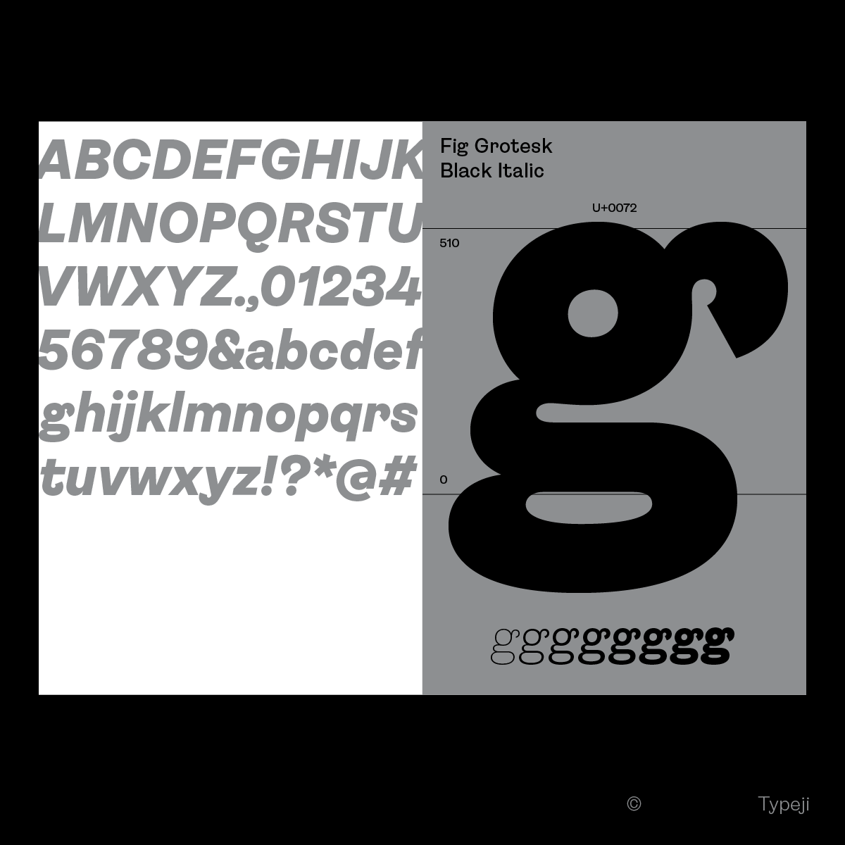 futurefonts's tweet photo. ✨NEW VERSION✨ Fig Grotesk v0.3 by @typeji adds italics, bringing this family up to 16 styles! Future plans include refined kerning, OpenType features, and maybe emojis and symbols? What do you want to see??? 👀

https://t.co/UkzhmASaDQ https://t.co/RhGv0H5UM1