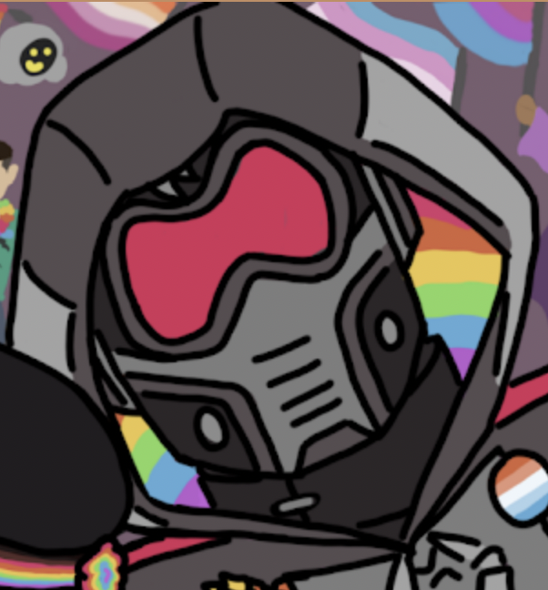 RSBSComic's tweet photo. Close ups of our mysterious Red Shadow (they/them) and Kamari! (she/her) https://t.co/Uw5k97lrCD