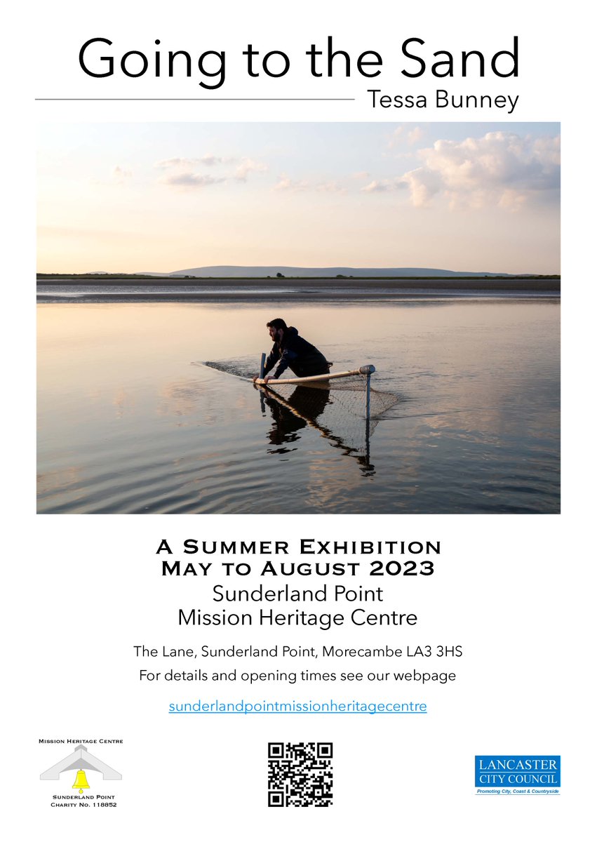 Due to popular demand the ‘Going to the Sand’ exhibition dates have been extended until the end of August. Opening times for the exhibition are published the Sunderland Point Heritage Centre webpage: …derlandpointmissionheritagecentre.com/home/ #morecambebay #riverlune