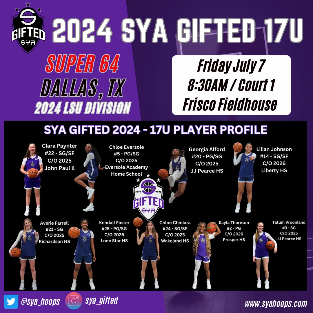 sya_hoops's tweet photo. Come check us out at the Super 64 July 7-8! https://t.co/yyNGmDqg74