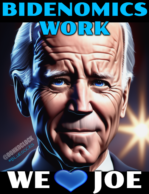 President Biden took a victory lap on Bidenomics This triggered MAGA to get Bidenflation trending. Dark Brandon has created a soaring economy with a record number of jobs! Only shows that #Bidenomics is working! Drop a 💙 and ♻️ Share if you support @POTUS