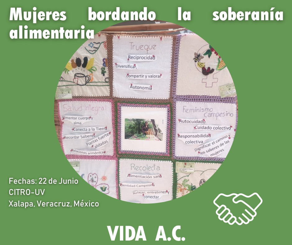 CafeFemcafe's tweet photo. 🧵Bordando la Soberanía Alimentaria ☕🥑🥔🌳🌒🐝

🧵Llevamos a cabo mesas de diálogo entre mujeres de movimientos sociales, del gobierno y de la academia sobre los retos enfrentados con relación a cuestiones de género y los cuidados en la investigación colaborativa https://t.co/UsZR5lMaBC