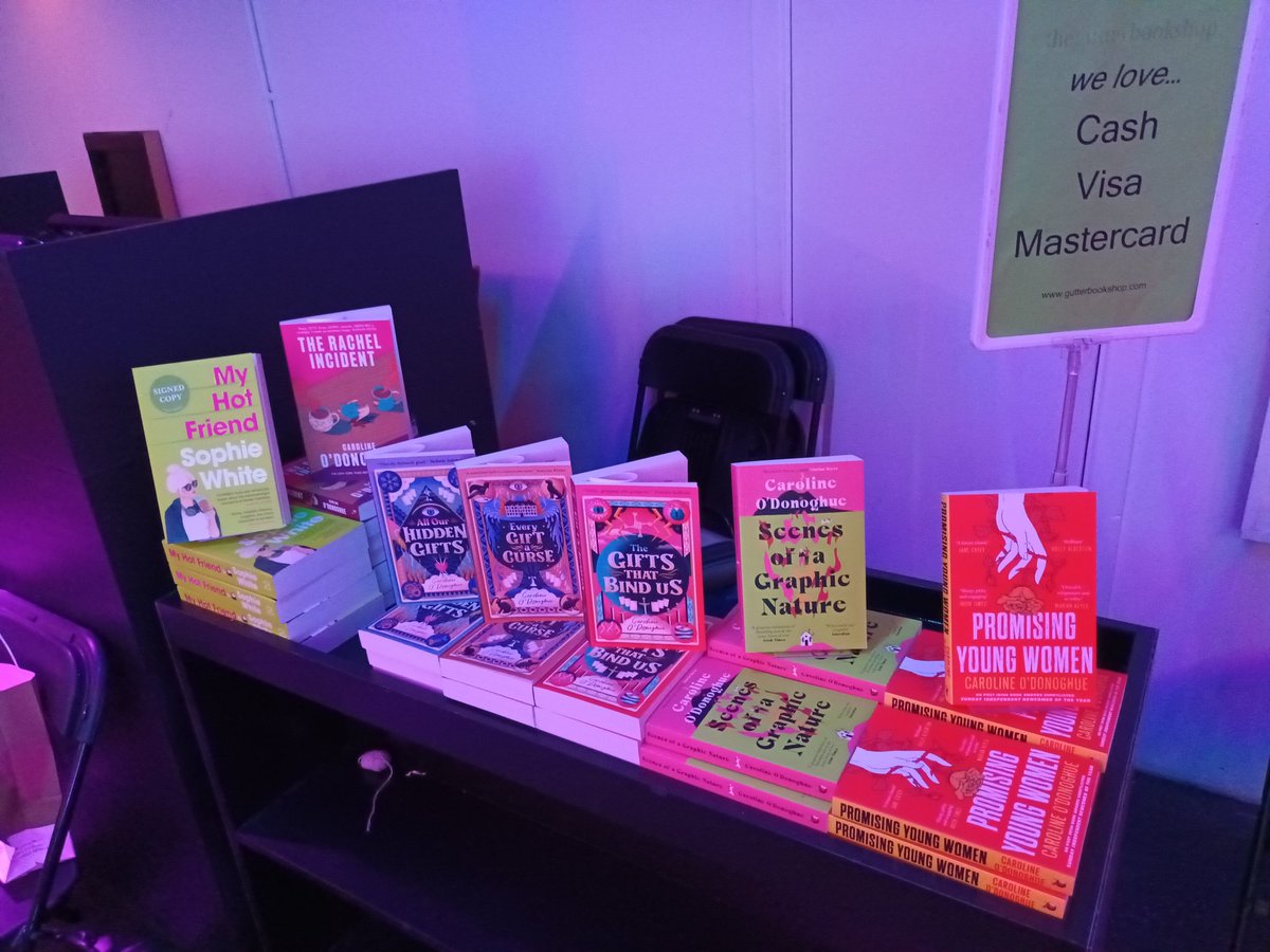 StarostaMarta's tweet photo. Today we @gutterbookshop are at Bernard Shaw Pub for a sold out #SentimentalGarbage event with Caroline ODonoghue &amp; Sophie Whute @DiveCreep! https://t.co/jdEptWKfsF