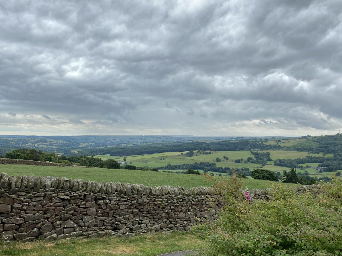Stormy skies over the #dales today #nidderdale #northyorkshire
