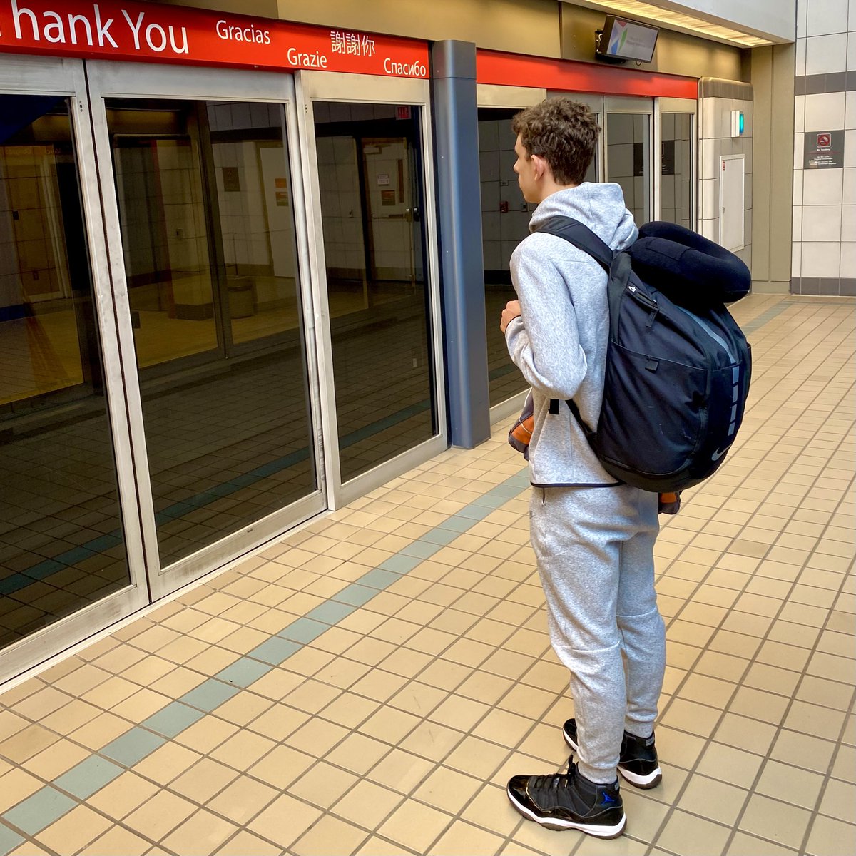 🛫 Off into the world… I love you buddy! Go hard, have fun and kick ass!!! #ProudDad