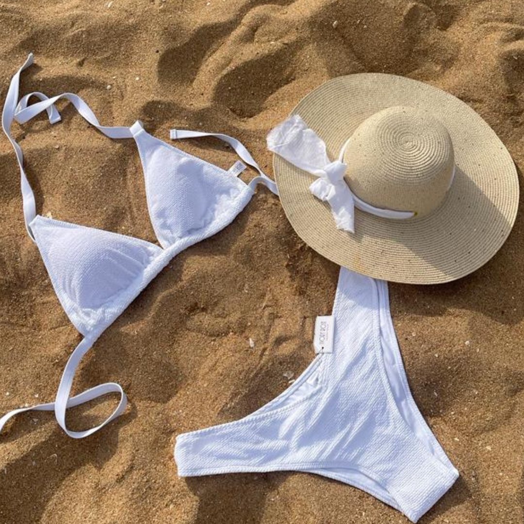 Beachside bliss in a white bikini ☀️🌴

Tap the link to shop ivoryrose.com

#LOVEivoryrose #fullerbust #swimwear #underwear #lingerie