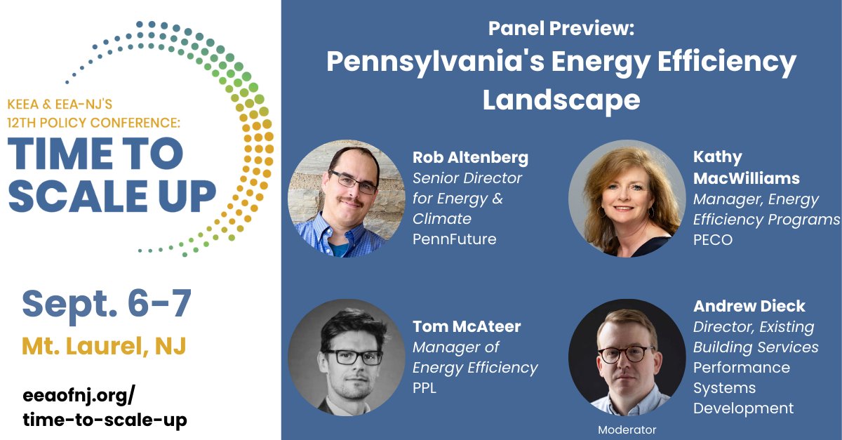 The Energy Efficiency Alliance (@the_eealliance) on Twitter photo *EARLY BIRD DEADLINE: JULY 4! eeaofnj.org/time-to-scale-…
"Time to Scale Up!" is our 1st conference in NJ—but we'll still have lots to cover in PA! Visit eeaofnj.org/time-to-scale-… to learn more about our PA panel feat. <a href="/PennFuture/">PennFuture</a>, <a href="/PECOconnect/">PECO</a>, <a href="/PPLCorp/">PPL Corporation</a>, & <a href="/WeSpeakBuilding/">PSD</a>! *EARLY BIRD DEADLINE: JULY 4! eeaofnj.org/time-to-scale-…
"Time to Scale Up!" is our 1st conference in NJ—but we'll still have lots to cover in PA! Visit eeaofnj.org/time-to-scale-… to learn more about our PA panel feat. <a href="/PennFuture/">PennFuture</a>, <a href="/PECOconnect/">PECO</a>, <a href="/PPLCorp/">PPL Corporation</a>, & <a href="/WeSpeakBuilding/">PSD</a>!