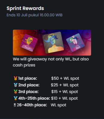 0xxEthereum's tweet photo. Saya sedang mengikuti event sprint zealy dari @HiddenBeautyNFT dengan reward stabledoin dan spot WL, bergabunglah bersama saya dan meriahkan eventnya, ayo!

Link: https://t.co/r3L1WPULs7 https://t.co/77gXf1R2nP