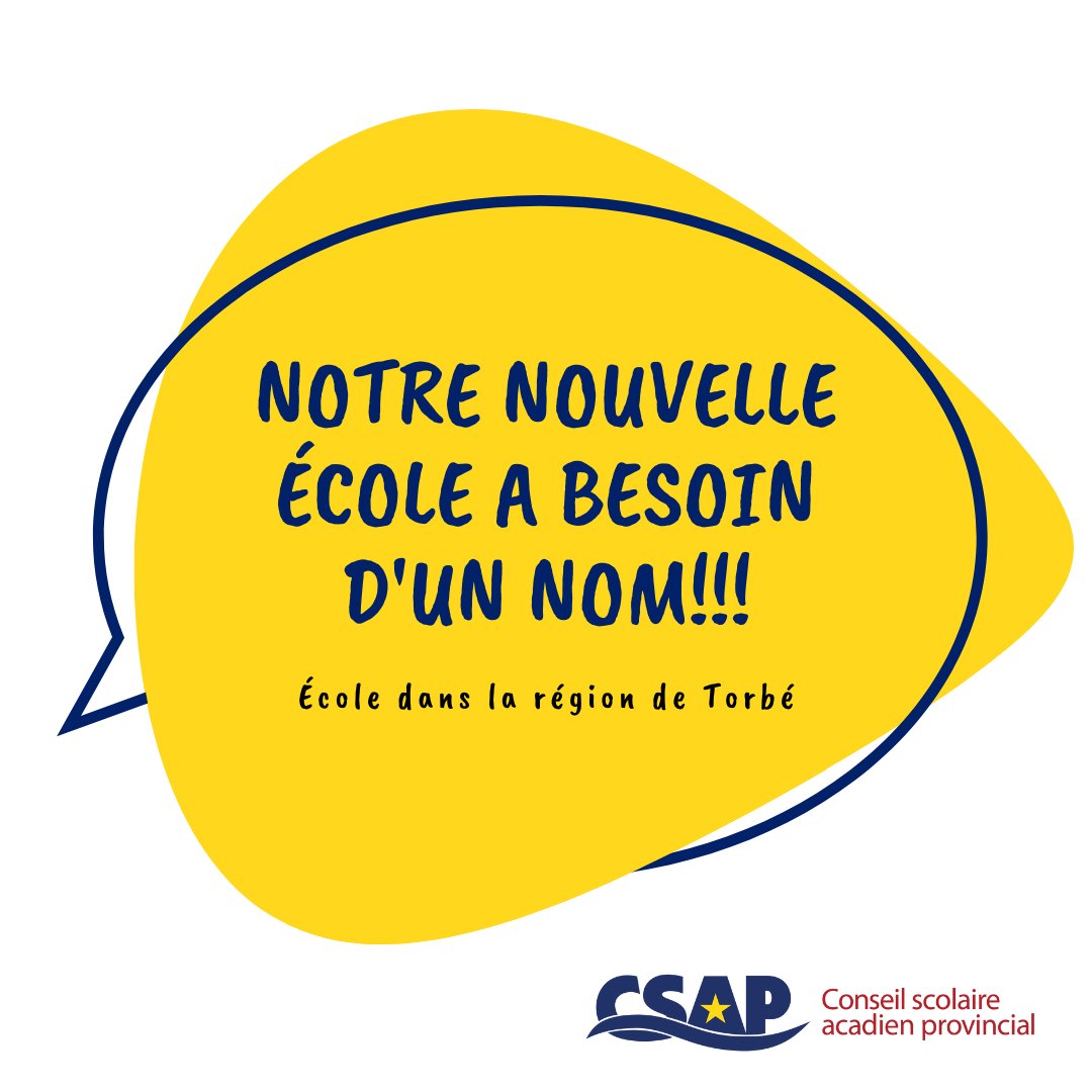 Une nouvelle école va ouvrir ses portes dans la région de Torbé! Aidez-nous à la nommer.

Du 27 juin au 1er août 2023, vous êtes invités à proposer un nom pour la nouvelle école dans la région de Torbé.

forms.office.com/Pages/Response…