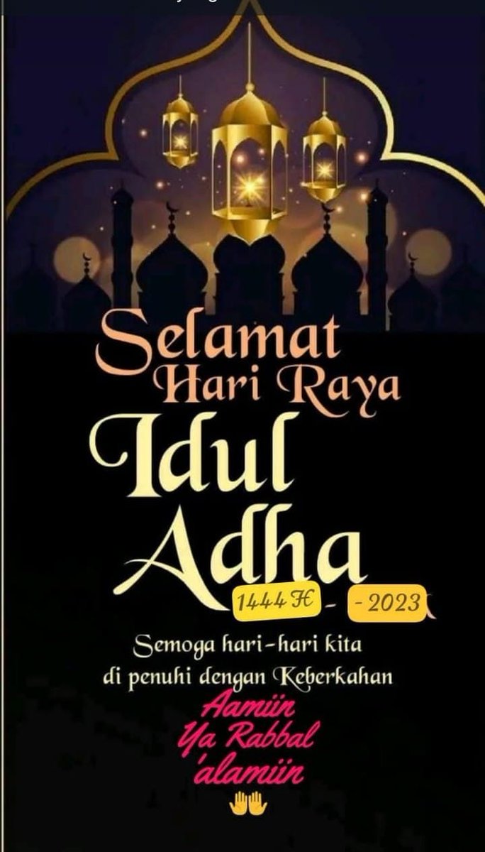 bclapan's tweet photo. Mohon maaf lahir batin. Selamat hari raya idul Adha #Kurban #IDULADHA2023 #iduladha1444h #idulqurban https://t.co/uL4lcCvUT6