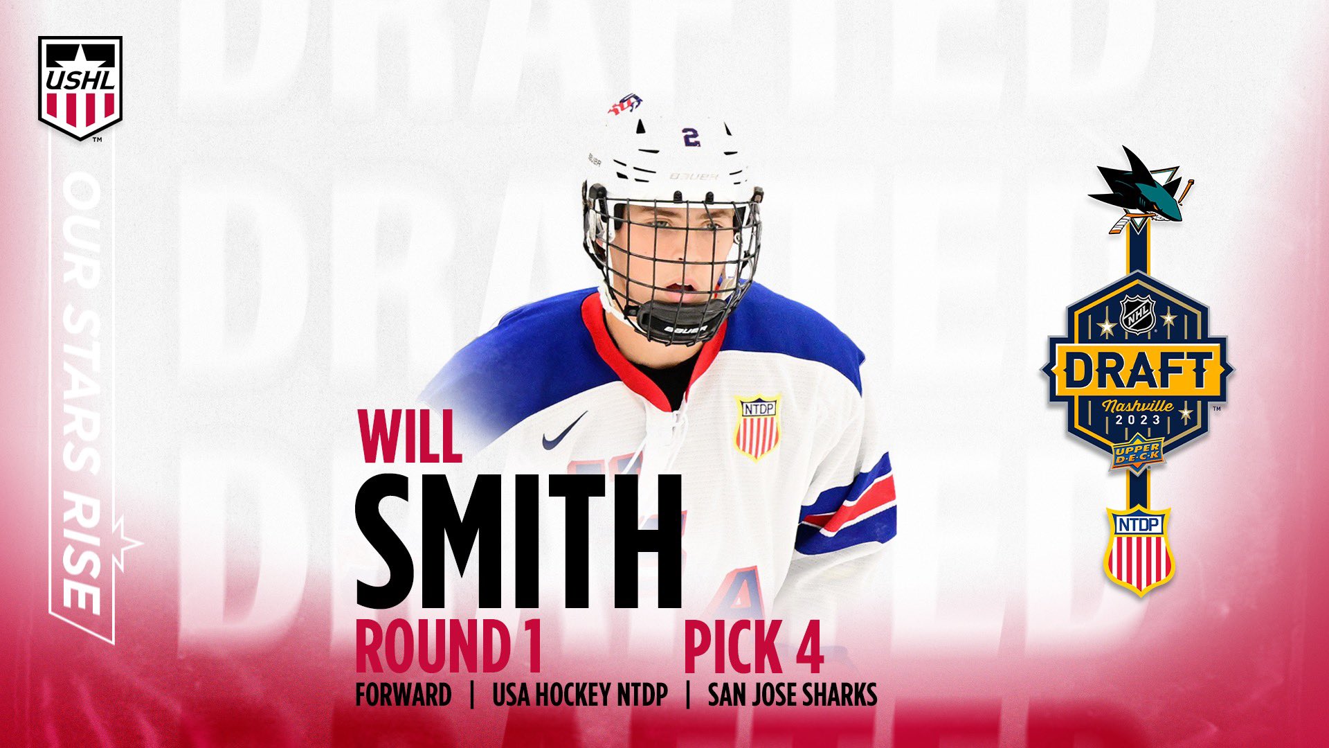 San Jose Sharks take Will Smith at NHL Draft in Nashville
