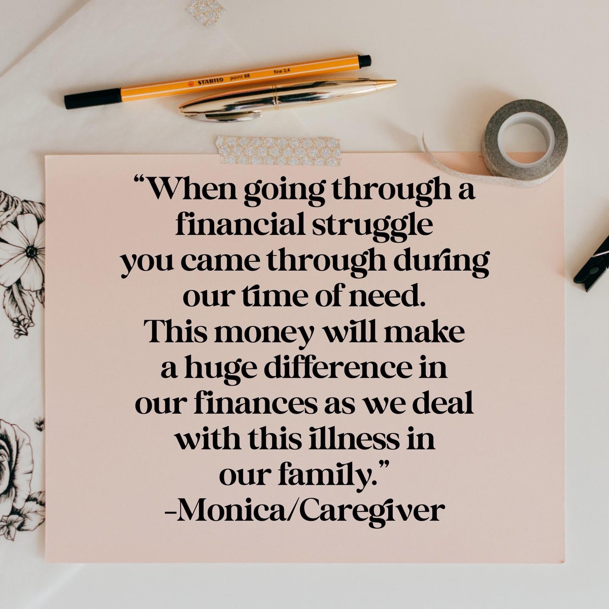 CCFPayitForward's tweet photo. Our hearts are especially full after receiving a message like this one!  Thank you to everyone that supports CCF because with your help we are able to make a difference in the lives of NC cancer patients! #makingadifference #payitforward #caringcommunityfoundation #givingback https://t.co/W2MJ99AaCr