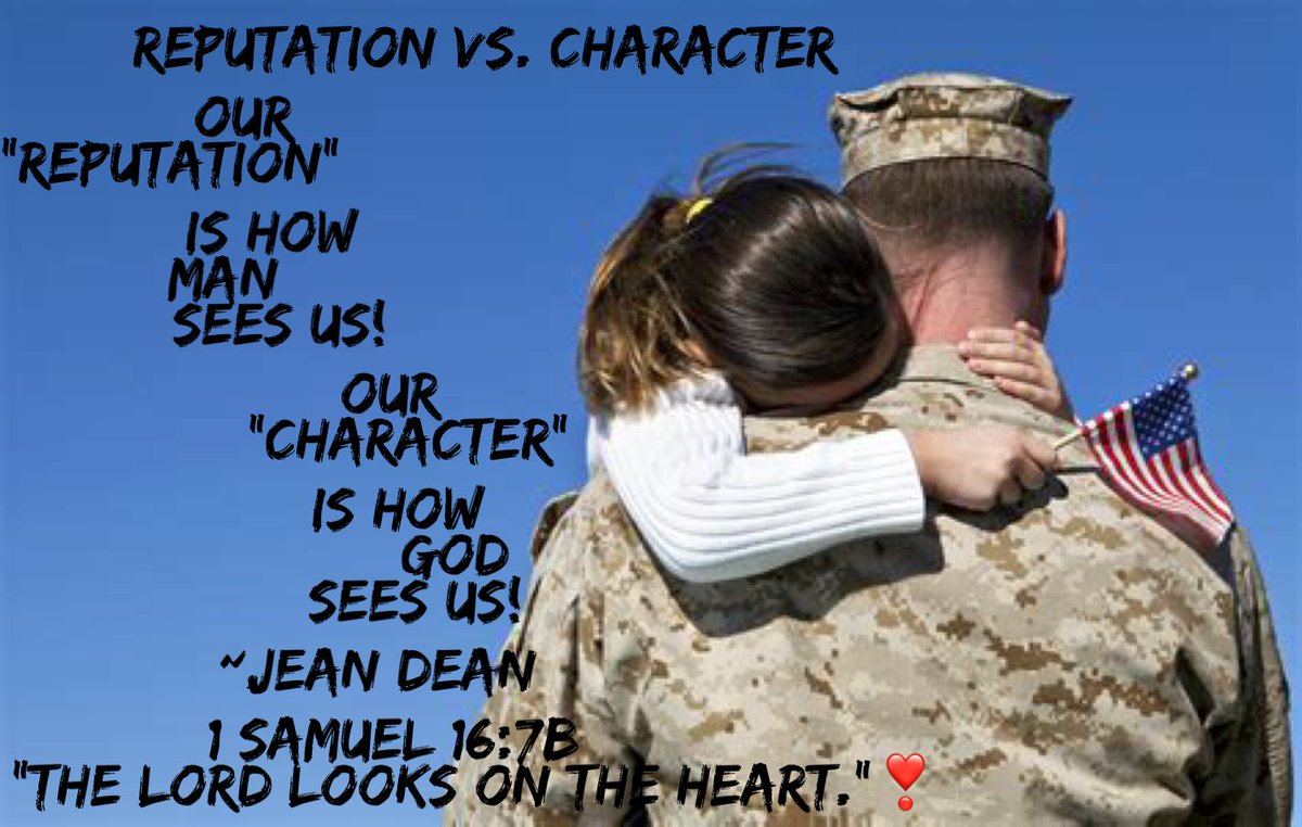 #character #reputation #God #GodMatters #JesusChrist #JesusMatters #Freedom #FreedomMatters #SaveTheChildren #Love