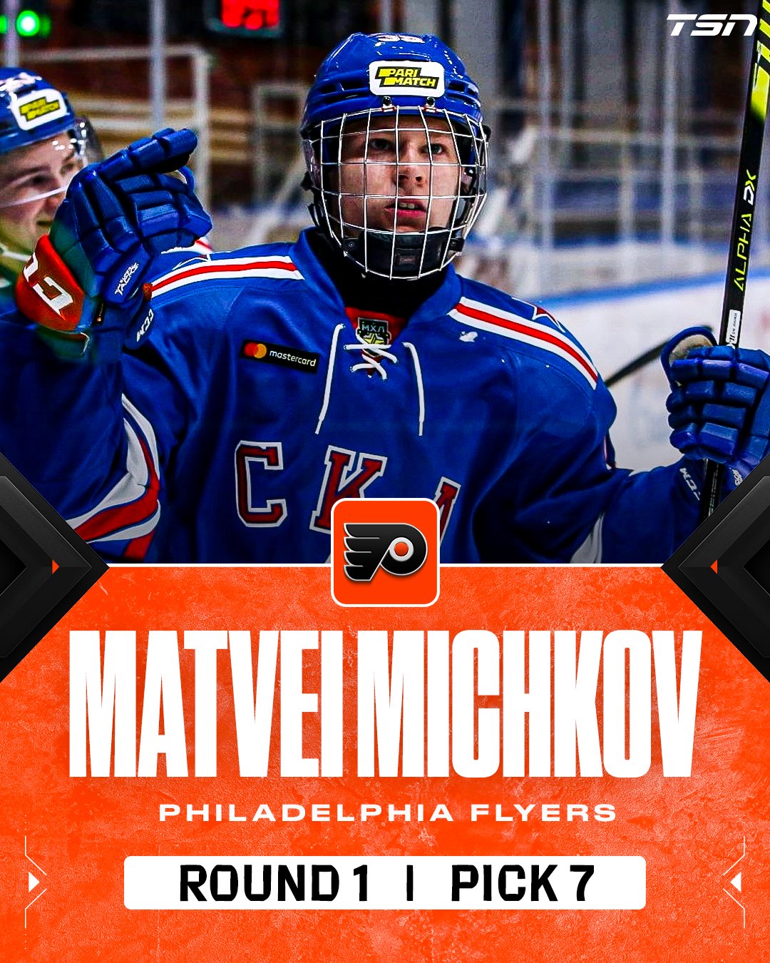 Matvei Michkov 2023 NHL Draft Profile - Philadelphia Flyers #7