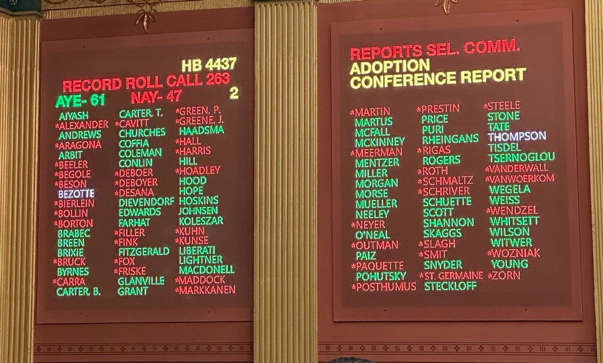 I just voted to approve the most comprehensive budget in Michigan history! Your Democratic majority is #ReinvestingInMichigan with historic funding for education, housing, and more. I am ESPECIALLY proud of two big investments we secured for my constituents in HD 56. #mileg