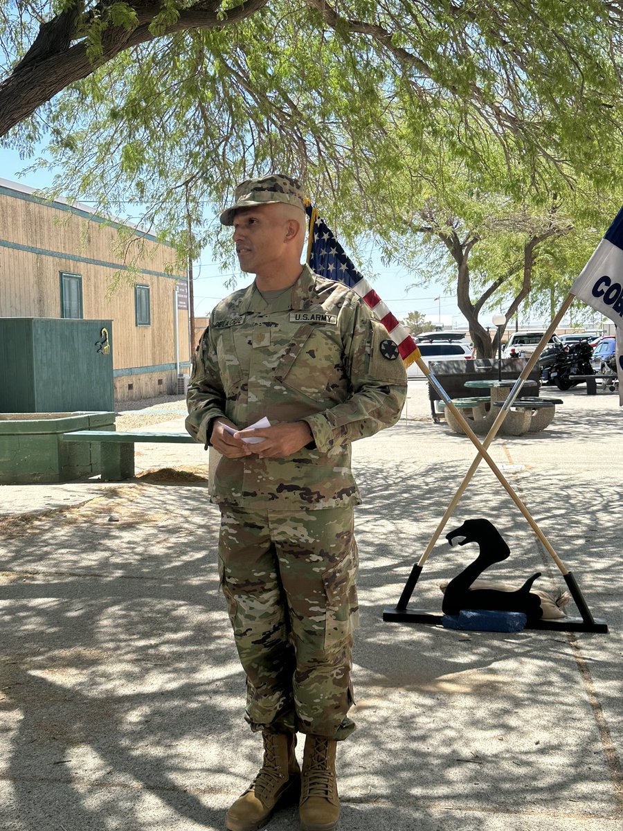 Today the Cobra Team had the distinct pleasure of promoting one of our very own, Cobra 28, Ronnie DeLa Cruz to the rank of Major. 
A very deserving officer who is off to ILE
#BITD 🐍
