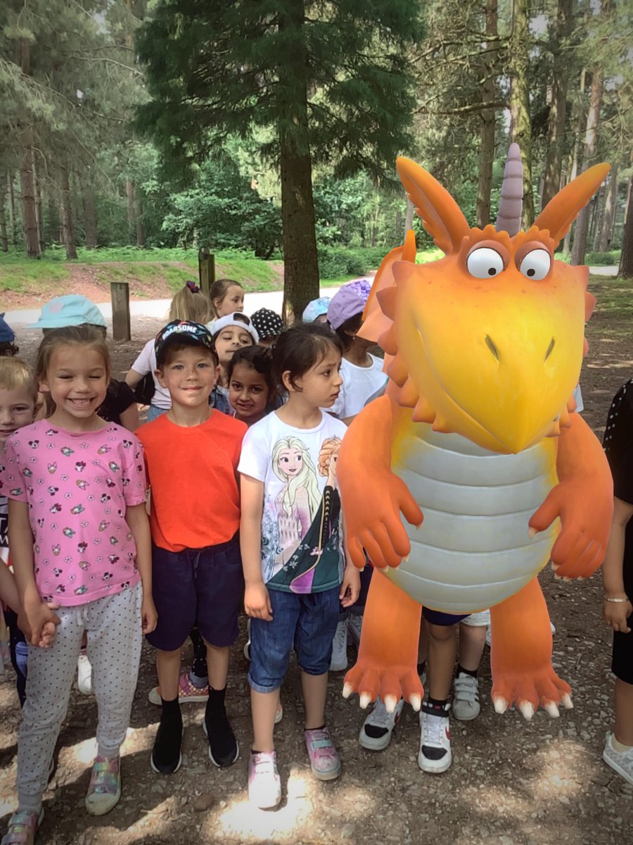The sun came out for our visit to Cannock Chase Forest! The Y1/2 children had a wonderful time, and even got a chance to meet Zog and the Gruffalo!