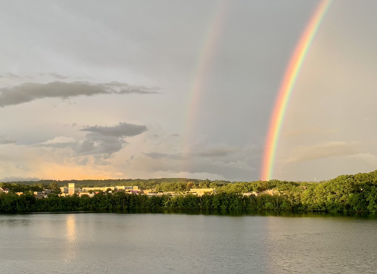 cool view  after the storm this evening  #lakequinsigamond