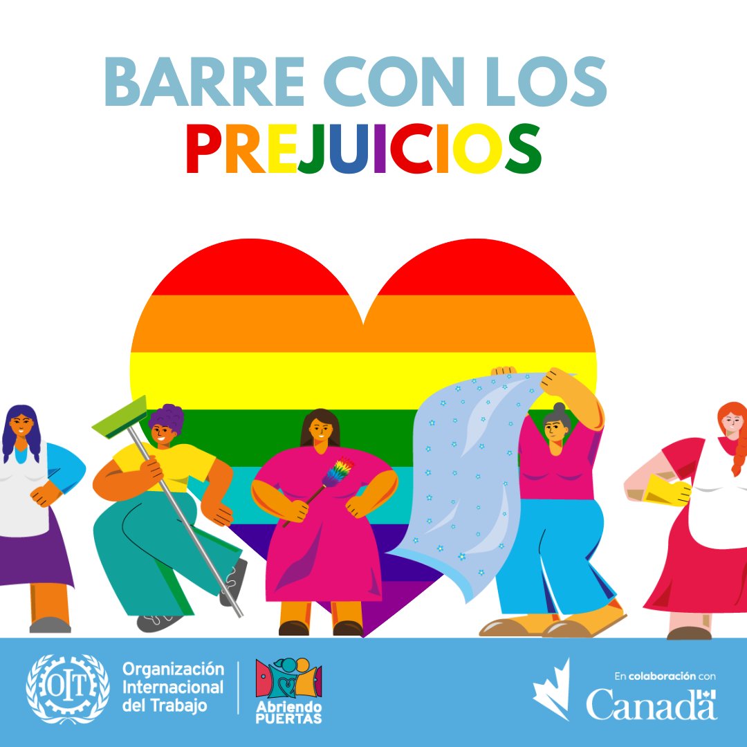 OITAndina's tweet photo. #MesDelOrgullo🌈 

No solo #BarremosConLaInformalidad, también barremos con todo tipo de discriminación, que atenta contra nuestra dignidad y nuestros derechos.   

📣Trabajemos por una sociedad donde podamos desarrollarnos libremente y en igualdad

❤️🧡💛💚🩵💜 https://t.co/Wdru90crno