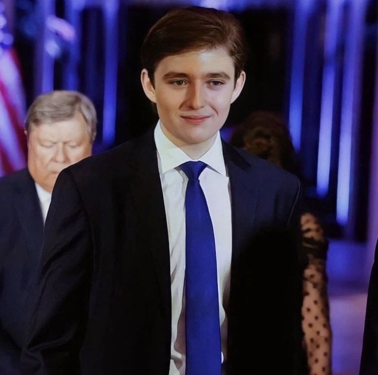 RT @MichaelDeLauzon: Barron Trump, April 21, 2023 https://t.co/QqsUsGvub3