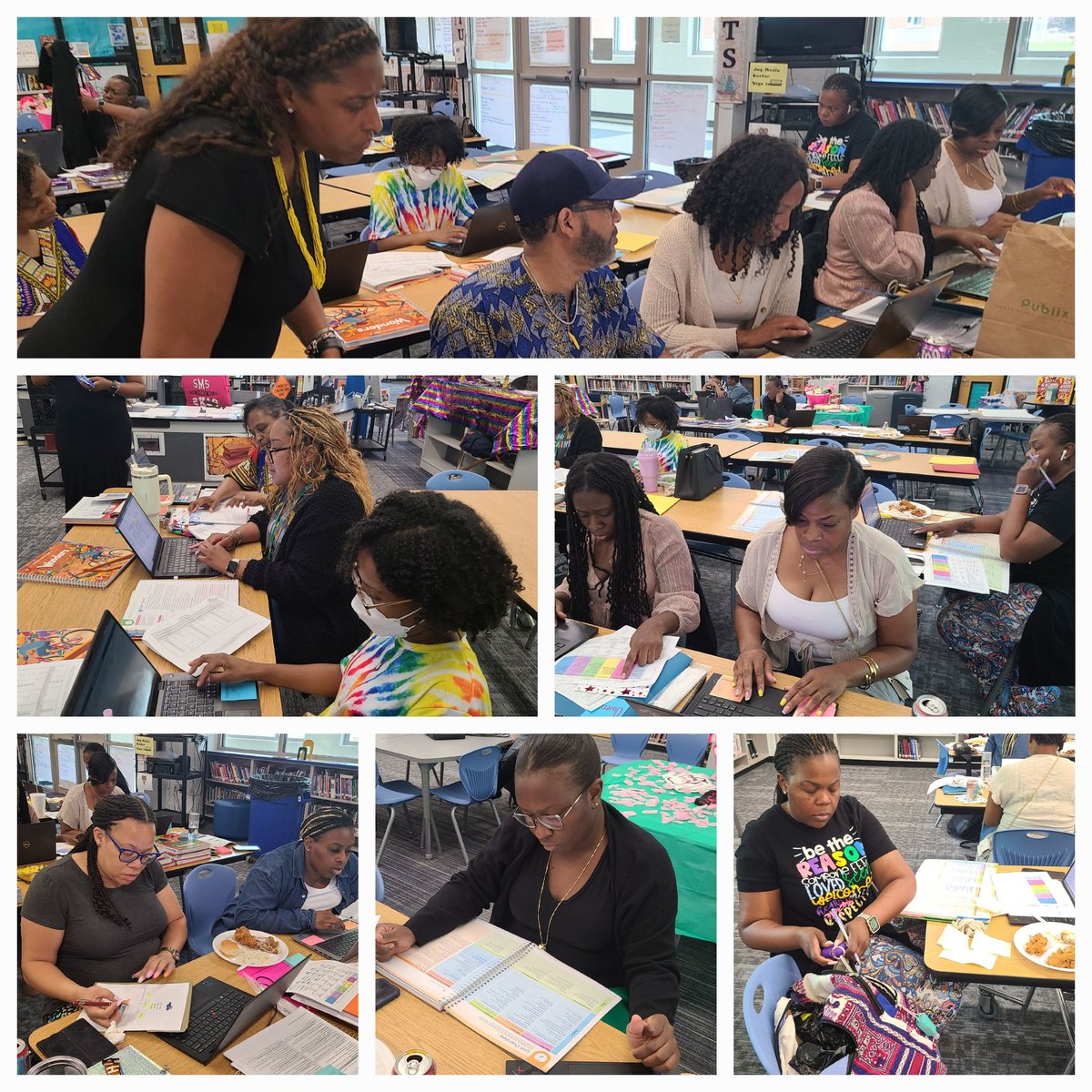 JoslinGumbs's tweet photo. 🐬Day 3 of APRES "GROOVY" SUMMER PLANNING COMPLETE! Thank you @RandolphDolphin Summer Planning Team for your drive and dedication to the work! Day 3 yielded great results and we accomplished our goals! SPT you are now equipped to lead the work in PLC! Thanks for your hard work!🐬 https://t.co/4nYS2EYmbi