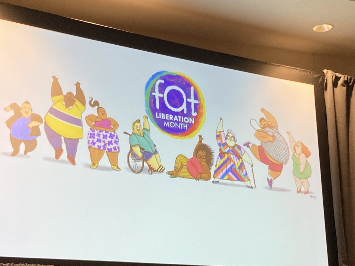 StigmaConf's tweet photo. ⁦The glorious ⁦@iofthetigress⁩ talks about Fat Liberation Month in August #wsc9 ⁦@NAAFAofficial⁩ https://t.co/bv2bipHds0