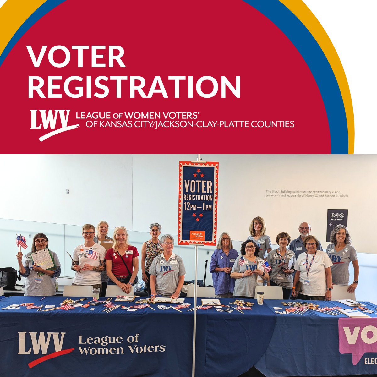 LWVKC's Voter Registration volunteers 𝐫𝐞𝐠𝐢𝐬𝐭𝐞𝐫𝐞𝐝 𝟔𝟗 𝐧𝐞𝐰 𝐯𝐨𝐭𝐞𝐫𝐬 after a naturalization ceremony hosted by the Nelson-Atkins Museum on June 22, 2023. 🇺🇸✍️🗳 #voterregistration #newcitizens #naturalizationceremony #LWVKC