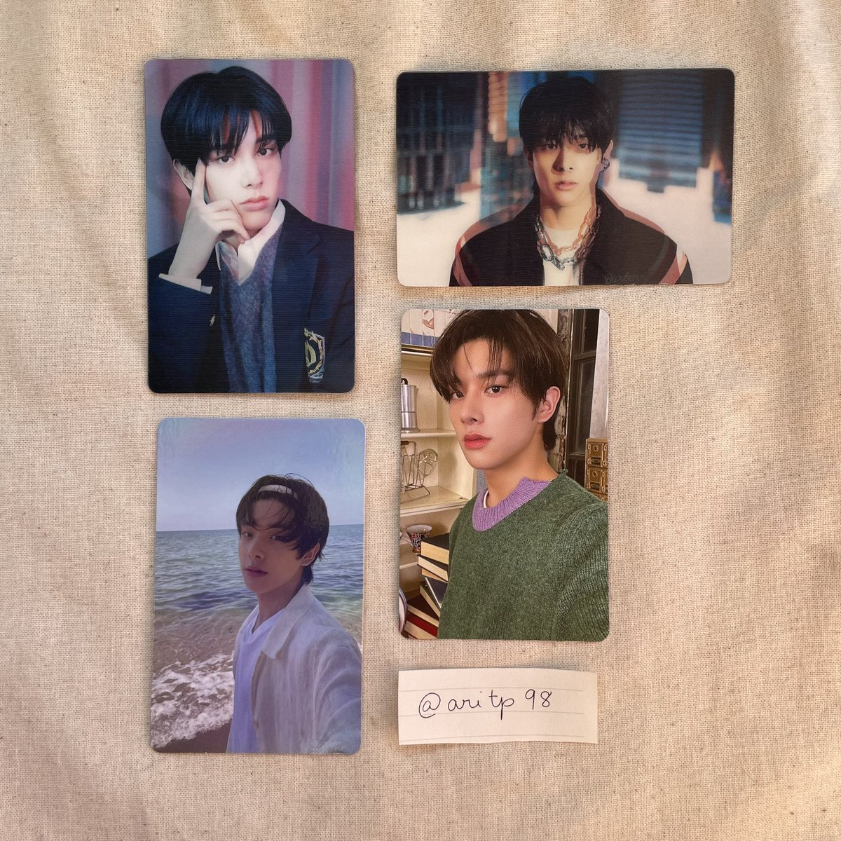 aritp98's tweet photo. [VENDO] PHOTOCARDS JAKE

- photocards oficiais 
- R$100 tudo ou R$30 cada + frete
- sem avarias
📍posso entregar pessoalmente pra quem for de curitiba ou paranaguá! 

🏷️ enhypen jake kpop venda border carnival dimension dilemma https://t.co/FWB8pmogVt