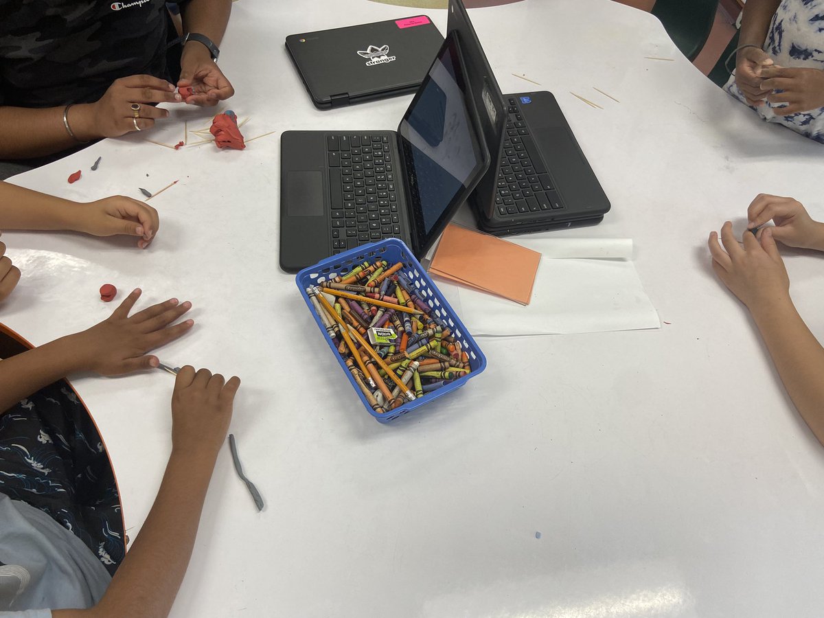 perosevicl's tweet photo. We had fun indoors with our buddies today making plasticine animals. https://t.co/QZltR612qb
