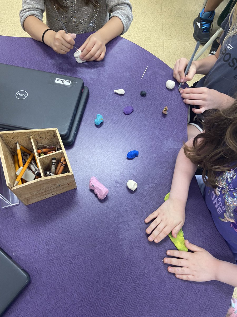 perosevicl's tweet photo. We had fun indoors with our buddies today making plasticine animals. https://t.co/QZltR612qb