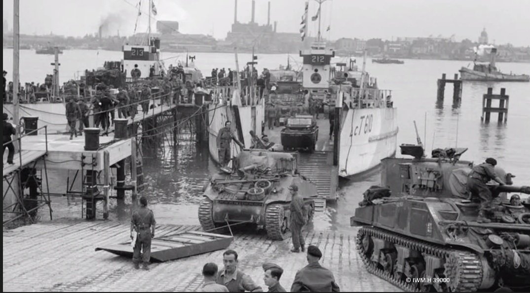 RE_Hist_Society's tweet photo. A fascinating and forensic look at how 13/18th Hussars got from the South Downs to Gosport and finally to the #DDay landings - via an awful lot of military engineering! https://t.co/cdD18KhMUh