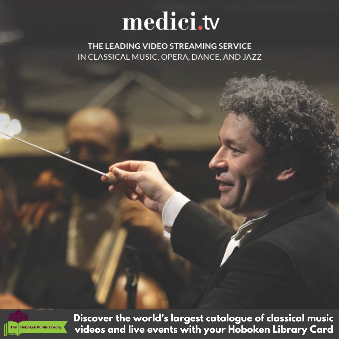 Enjoy the incredible sounds of Gershwin as Gustavo Dudamel conducts the Los Angeles Philharmonic, with special guest appearance by jazz pianist Herbie Hancock. Stream it now on @medicitv using your library card at bit.ly/HPLDownload.