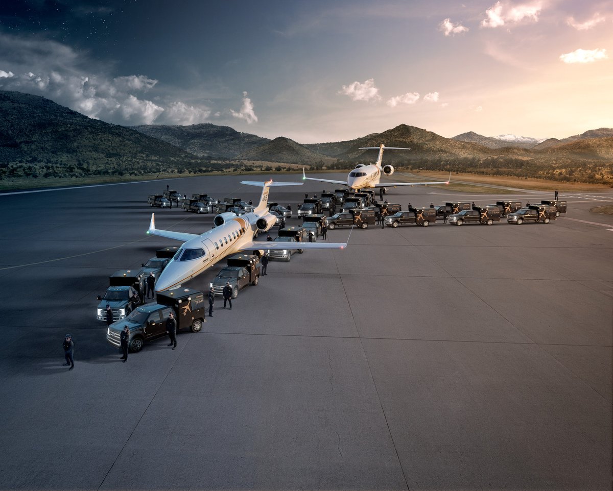 Bombardier's tweet photo. Fast and reliable AOG support is always within reach! Our Mobile Response Team is ready to dispatch its 34 trucks and skilled technicians at a moment’s notice anywhere in the US, Europe and the Middle East. #MobileResponseTeam #CustomerExperience #WorldClassSupport https://t.co/ALKZkBxNVF