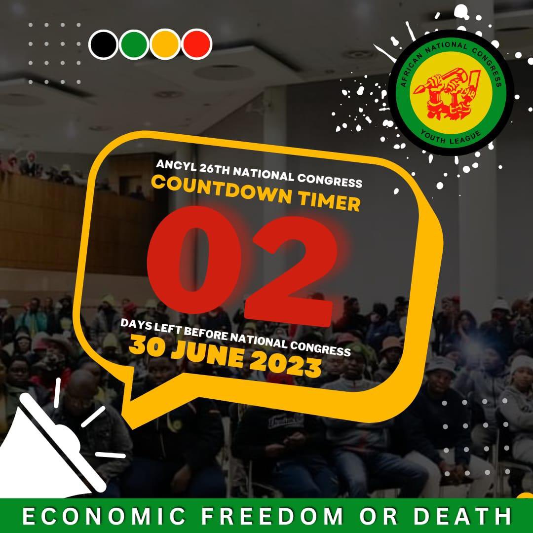 Collen_Malatji3's tweet photo. Good night delegates.
2 days to go!
#RoadToThe26thNationalCongress
#RoadToCongress
#EconomicFreedomOrDeath https://t.co/bM4kiokCUA