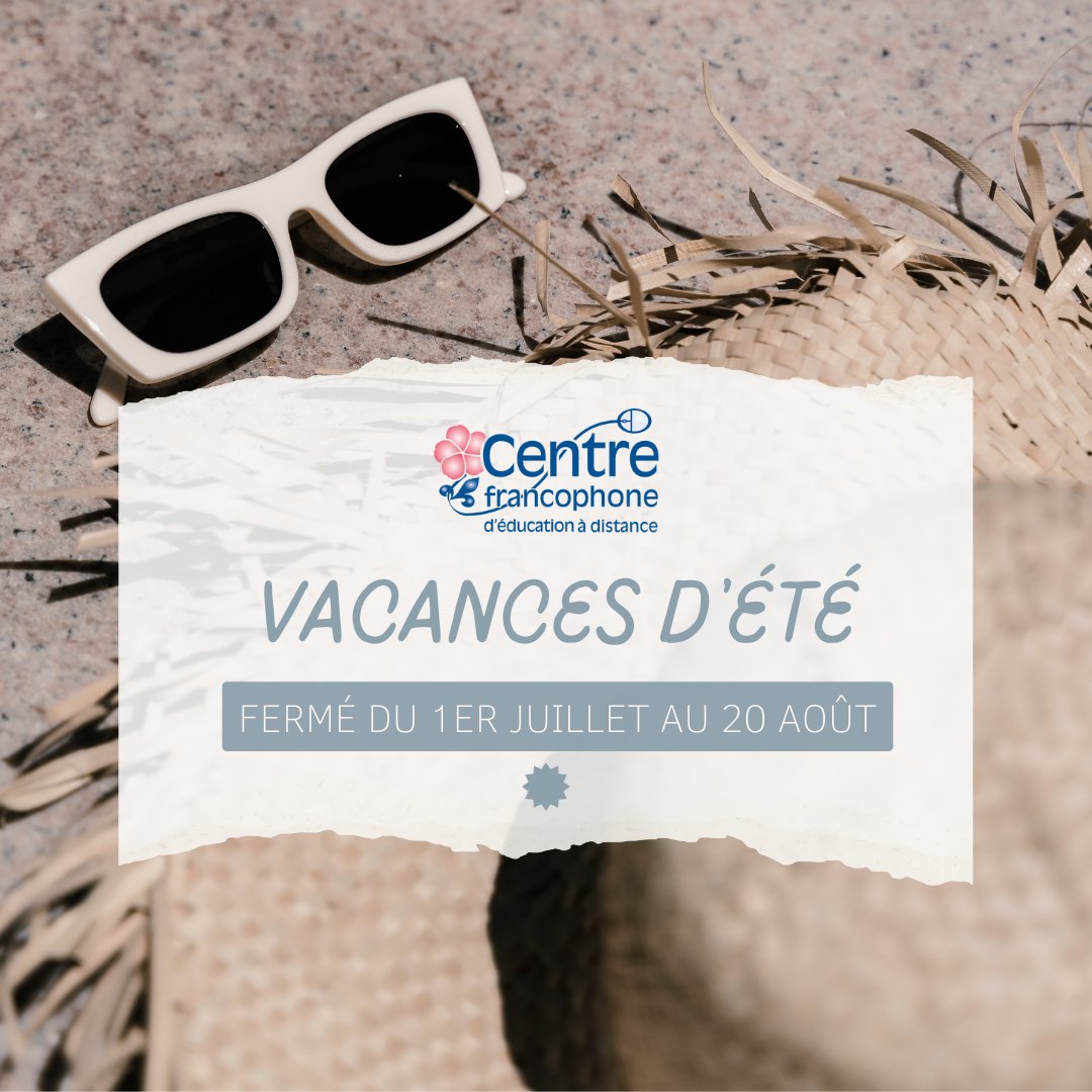 Aux élèves et à tout le personnel scolaire, bon été!
<a href="/CSCNInfo/">CSCN</a> <a href="/CSNO/">INFO-CSNO</a> <a href="/CSFrancoSud/">FrancoSud</a> <a href="/CsceI/">CSCE-Infos</a> #vacancesdété