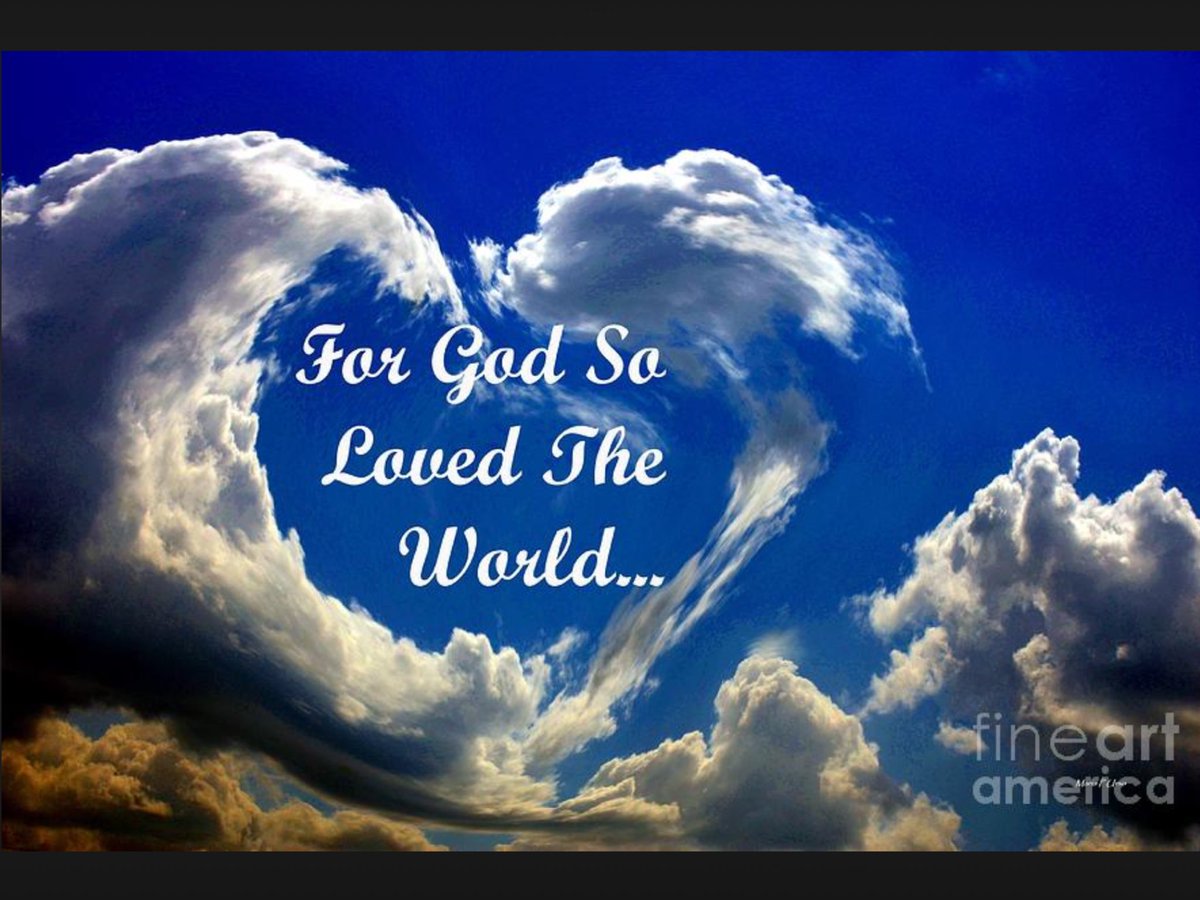 MalanaRaissa's tweet photo. For God so loved the world, that he gave his only begotten Son, that whosoever believeth in him should not perish, but have everlasting life. 

For God sent not his Son into the world to condemn the world; but that the world through him might be saved.

~JOHN 3:16-17 (KJV) https://t.co/jQmMmLLgh1