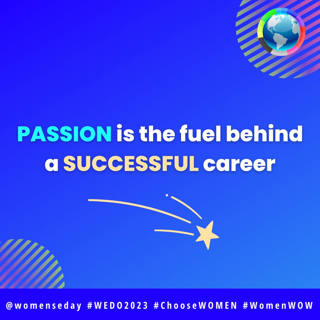 With PASSION, brings SUCCESS! You got this! Join us at womenseday.org #WomenofImpact #Inspiration #Affirmation #WomenInBusiness #WomenLeaders #ChooseWOMEN #WomenWOW #WEDO2023