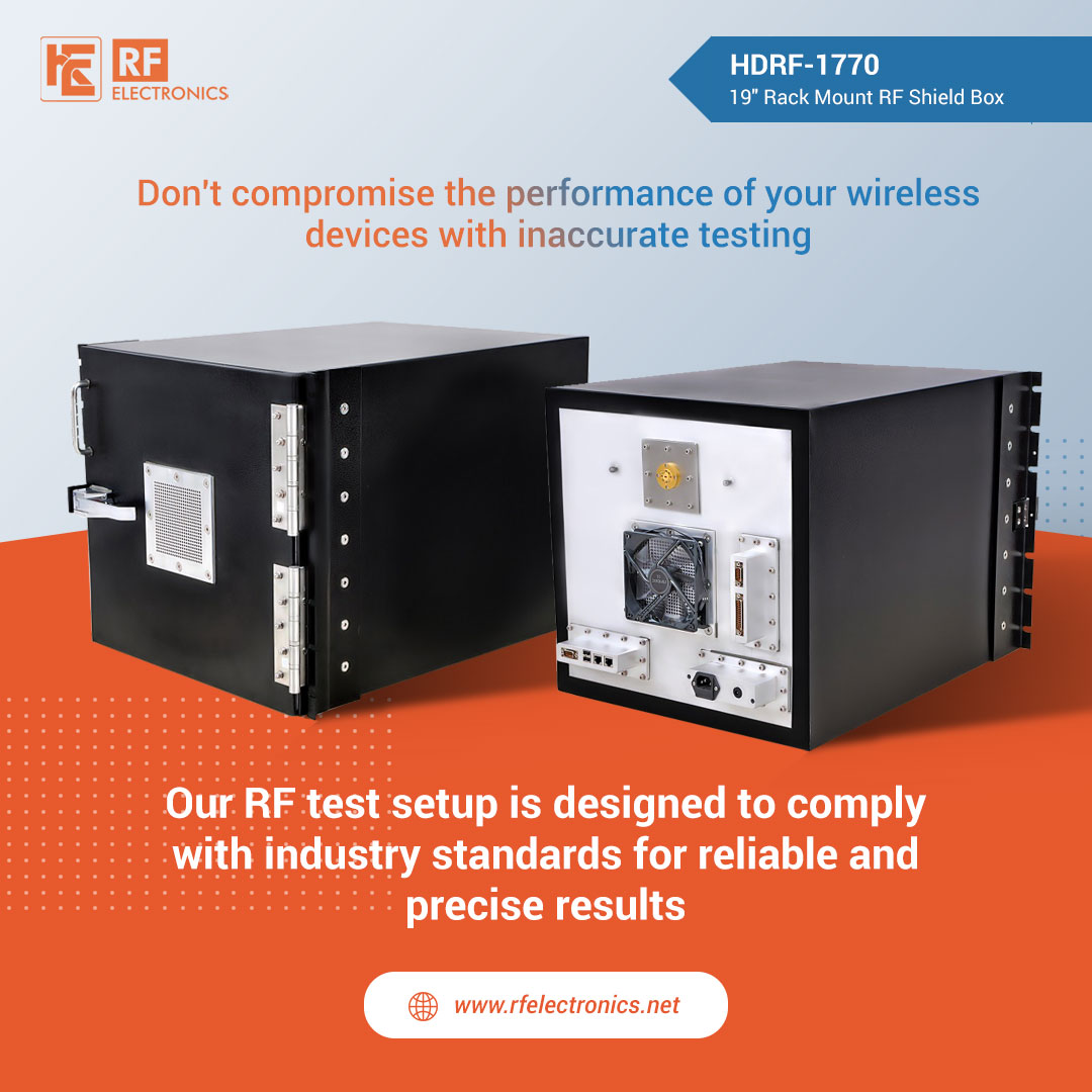 rfelectronic's tweet photo. Don't compromise the performance of your wireless devices with inaccurate testing. Our RF test setup is designed to comply with industry standards for reliable and precise results.

#RFchamber #RFtesting #RF #radiofrequency #Rfshieldbox #radiofrequency #rfelectronics https://t.co/unrHQlPX6N