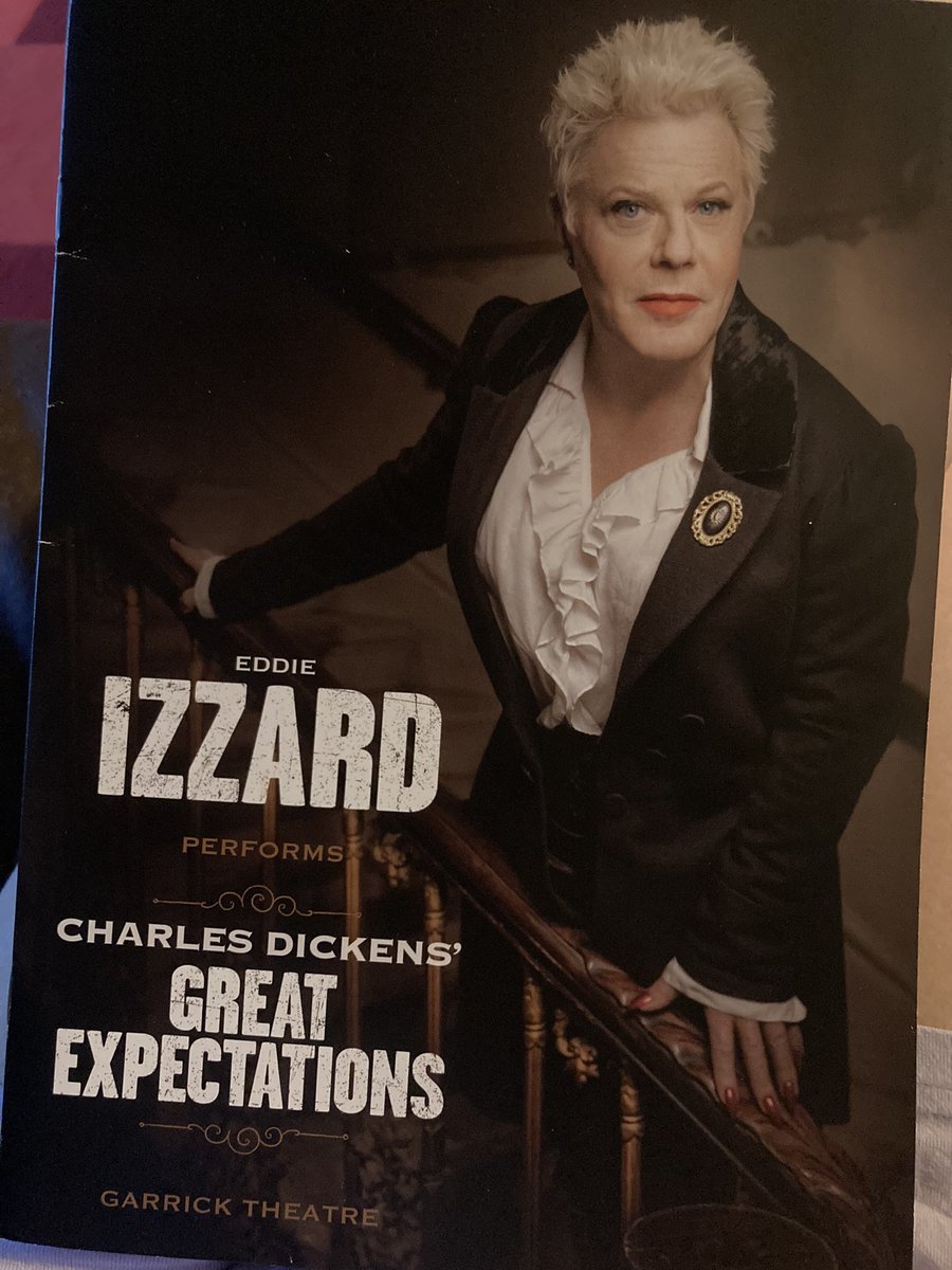 ruby_brown4's tweet photo. The most captivating performance of Great Expectations from @eddieizzard. 
Go 👏🏼and👏🏼see👏🏼it👏🏼 #greatexpextations https://t.co/kBXMeNEf8R