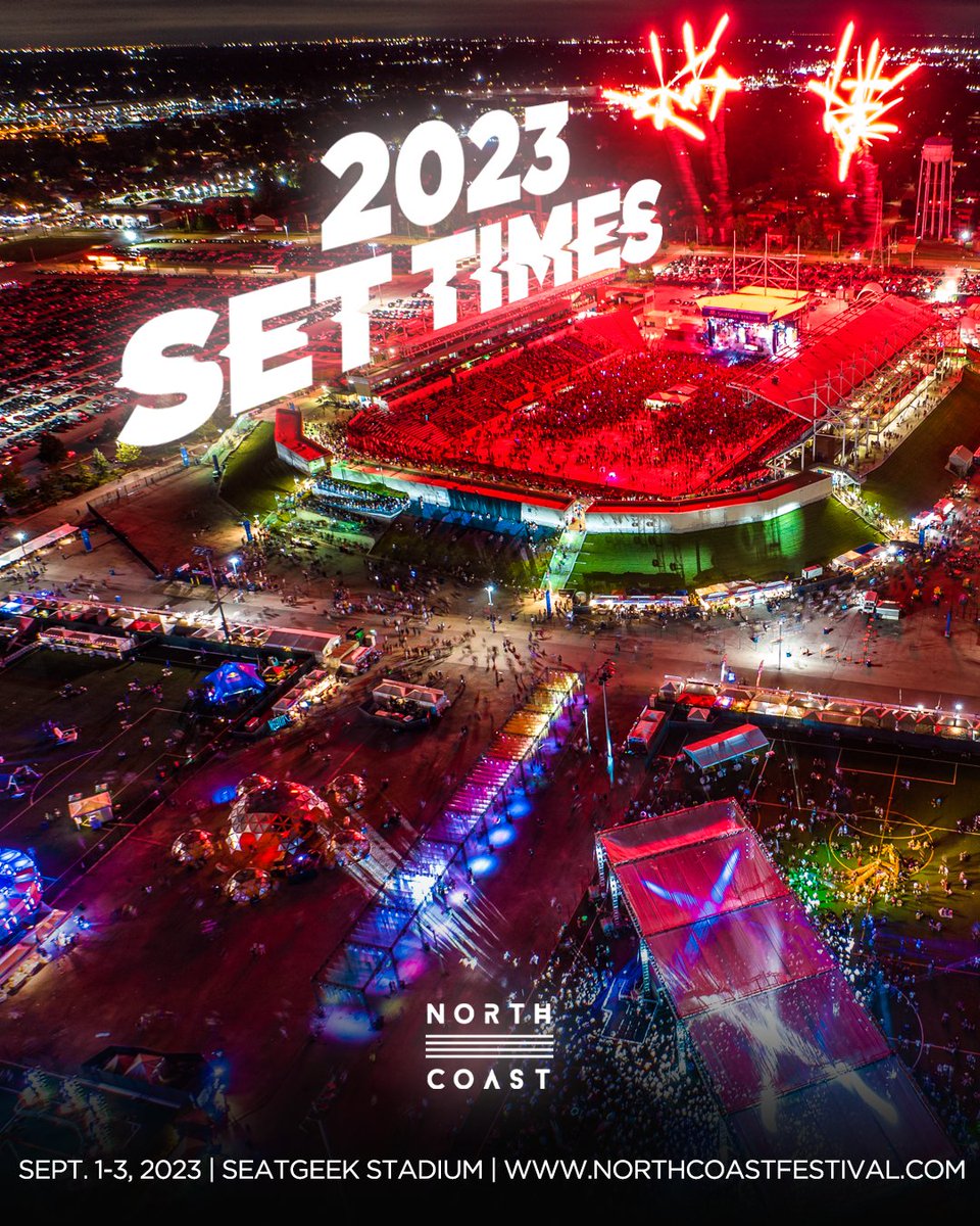 northcoastfest's tweet image. START PLANNING BECAUSE YOUR OFFICIAL #NCMF2023 SET TIMES ARE HERE! 🤓

As always, we try to avoid major conflicts voiced by the Coastie Community, but with a 🔥 lineup like this, they are bound to happen. We can’t wait to see you all in 2 MONTHS! 😮 Stay tuned for more fun…