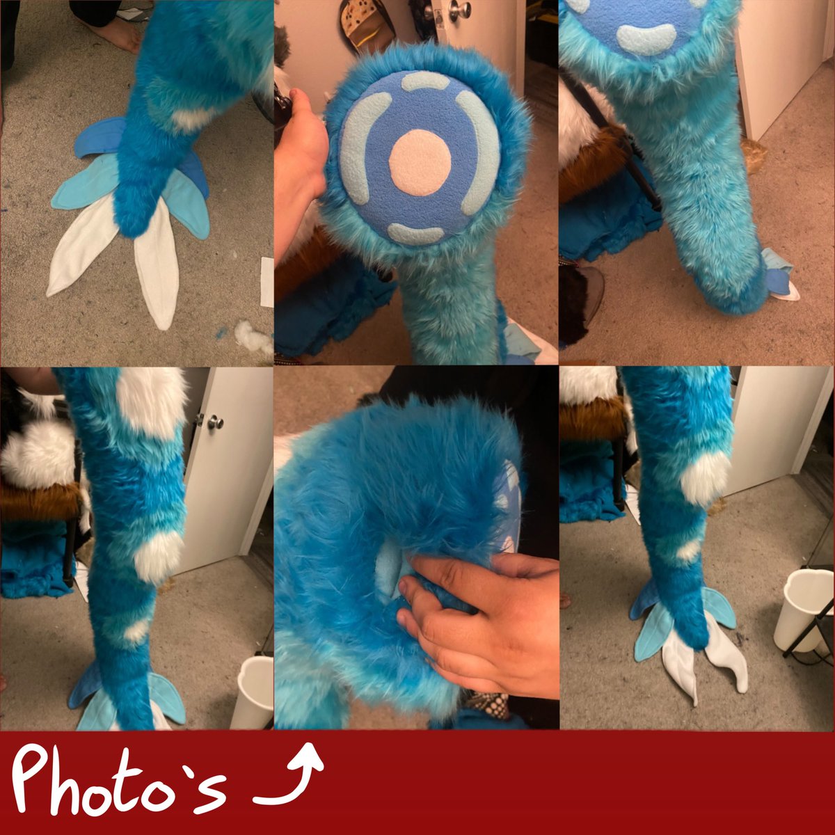 zephpaws's tweet photo. ⛔️!!STOLEN SUIT TAIL!!⛔️
See previous beware for more info on this scammer!
#scammer #furryscam #beware #furrybeware #furry https://t.co/7jKx25F1VE