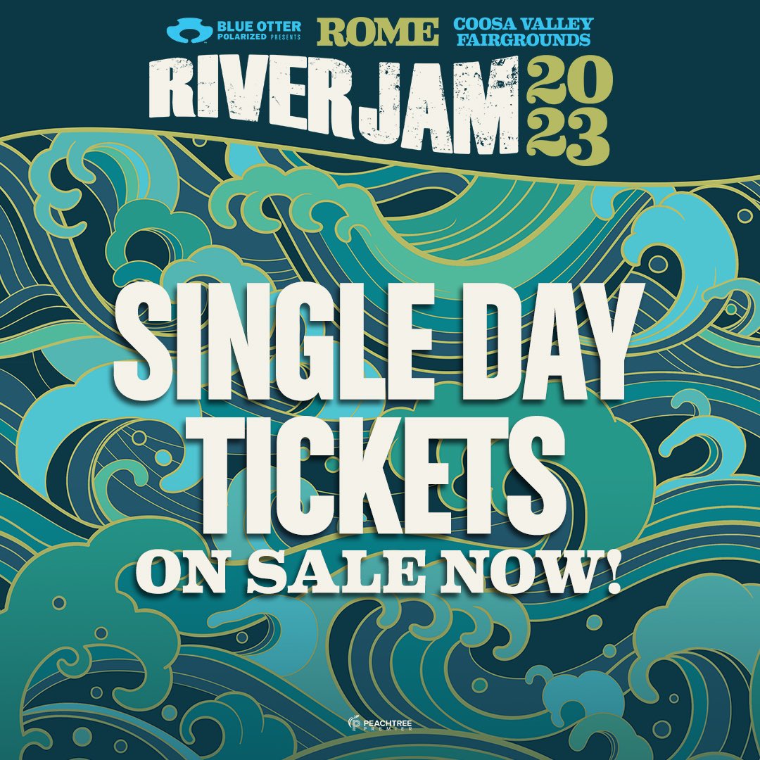 💥💥HUGE ANNOUNCEMENT💥💥 Due to overwhelming demand, more inventory has been added for @RomeRiverJam and the Single-Day Ticket Sale HAS BEEN EXTENDED through next Wednesday 7/5!! Y’all get your tickets today **while supplies last** 🎟👉 romeriverjam.com