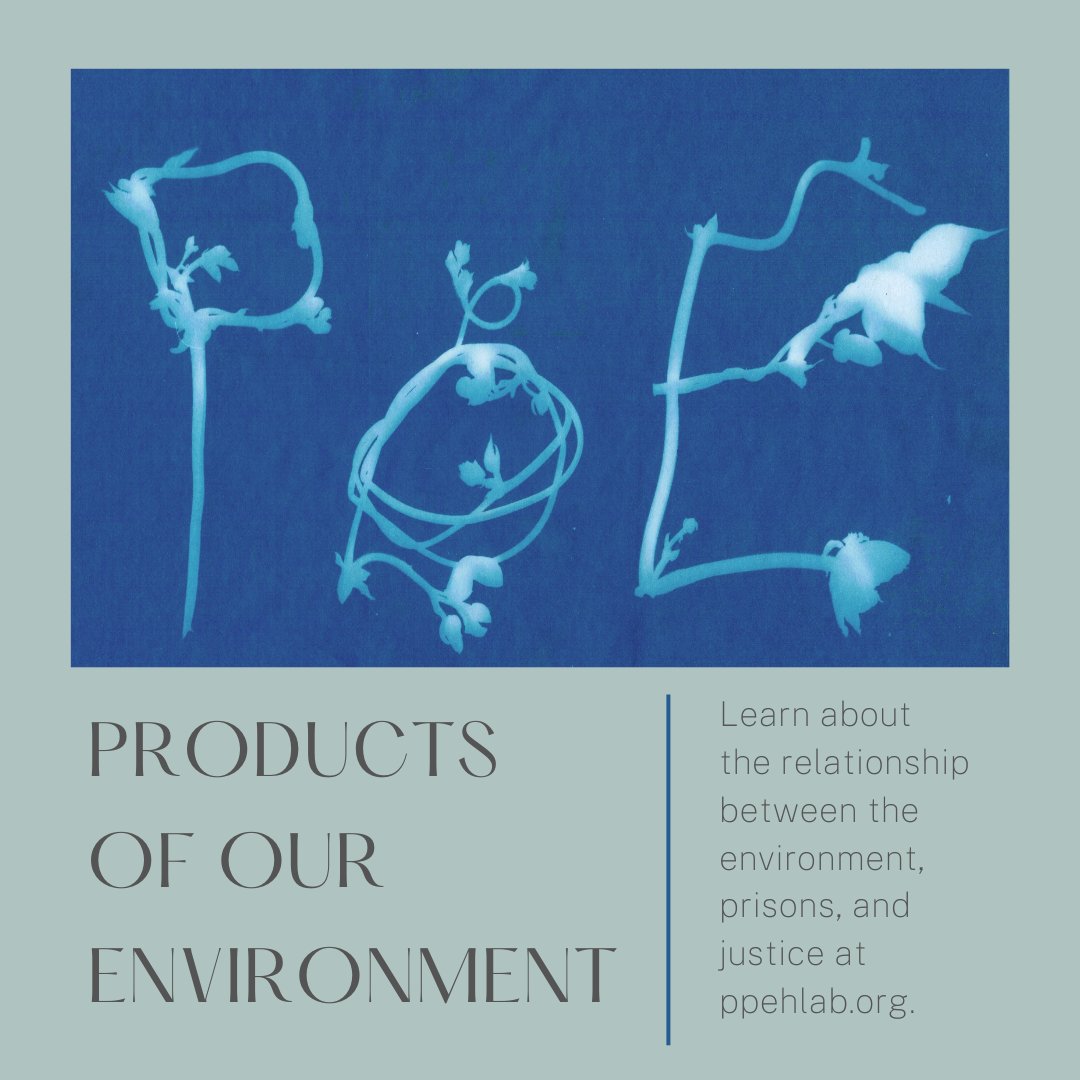 Check out 'Products of Our Environment,' a new Experiment on the PPEH website: ppeh.sas.upenn.edu/index.php/expe… 'Products of Our Environment' is a collaborative working group that explores the relationship between the environment, prisons, and justice.