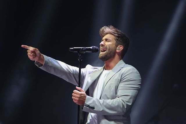 #Pics Concierto de <a href="/pabloalboran/">Pablo Alborán</a> en Navarra Arena, Pamplona 🇪🇸 

#TourLaCu4rtaHoja2023